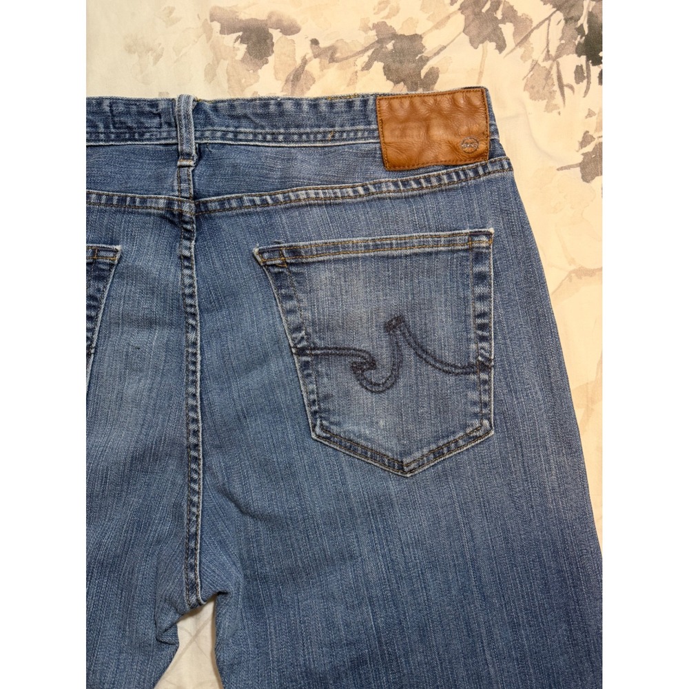 AG Adriano Goldschmied Graduate Tailored Leg Jeans Blue Denim Mens 38 1191OGN